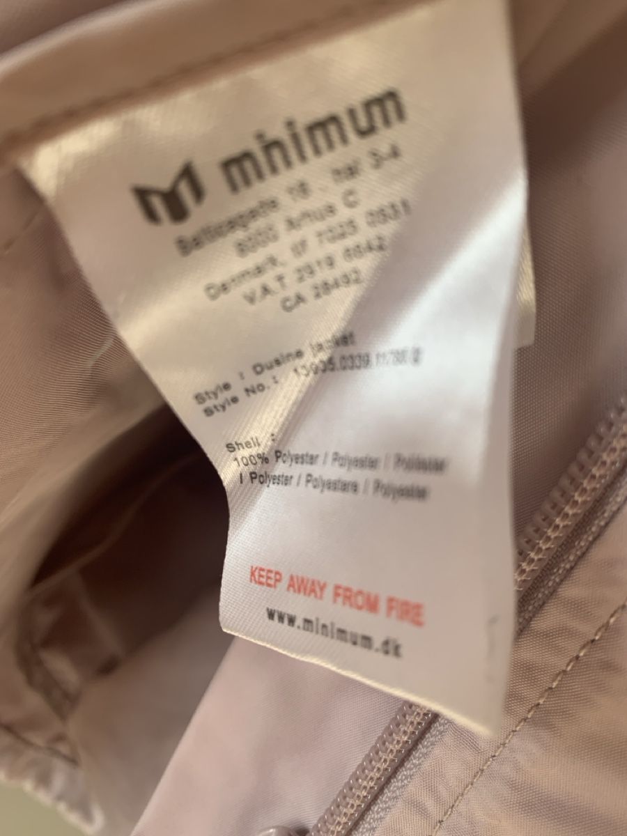 Giacche: Minimum Übergangsjacke Regenjacke Gr. 38 , Farbe flieder – Usato da Amriswil venduto da rah_hd2j 2