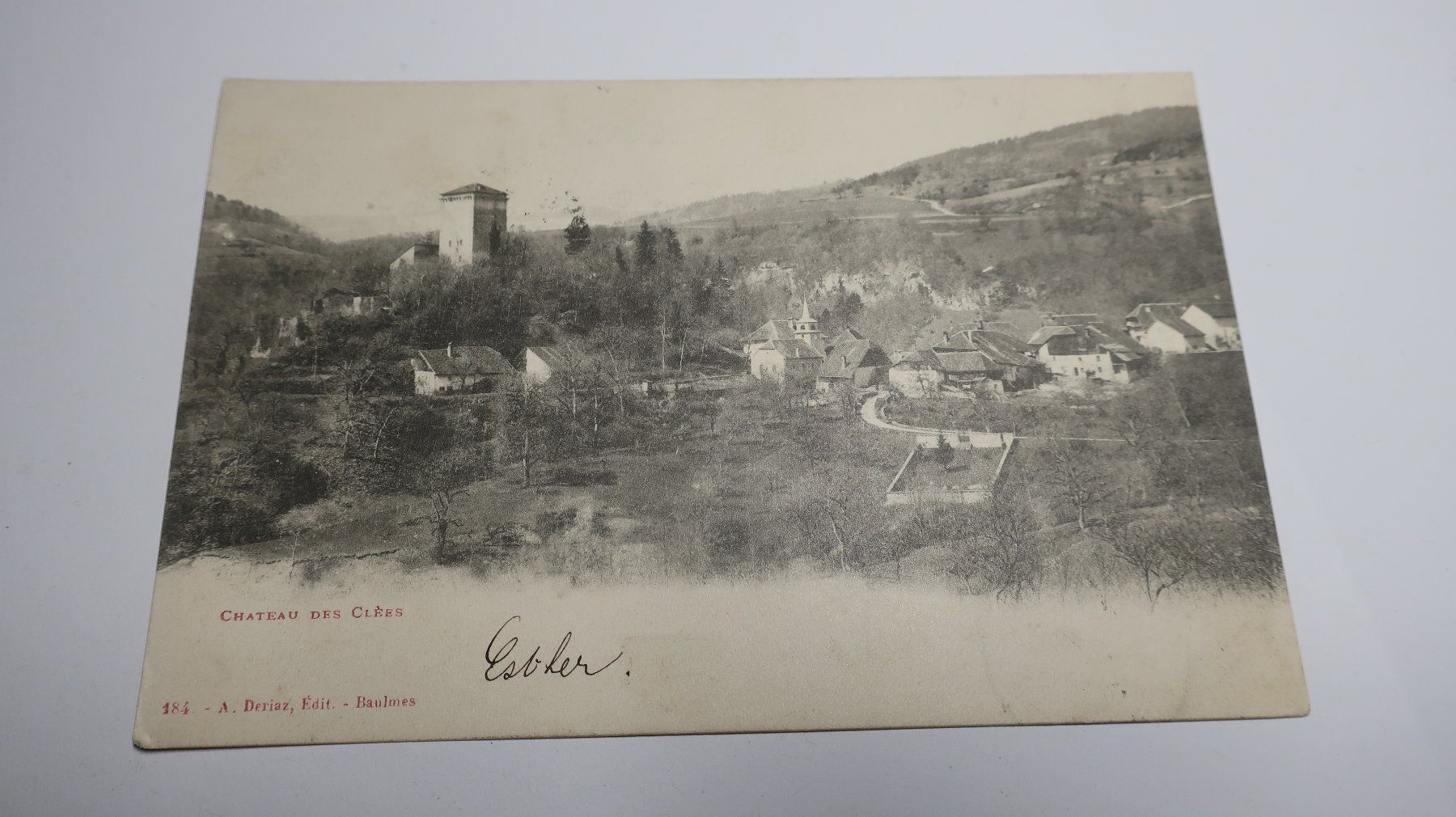Ansichtskarten: Chateau des Clées   1901 – Gebraucht aus Cormoret von Pascalll2001 1