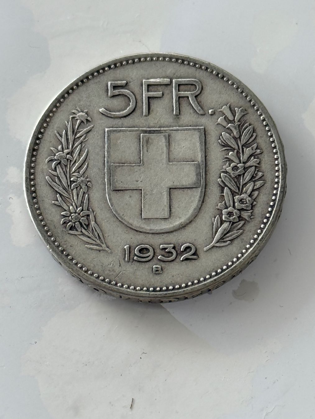 Tutti le monete: 5 Franken 1932  Silber – Usato da Wallisellen venduto da SWISS_SILVER1 1