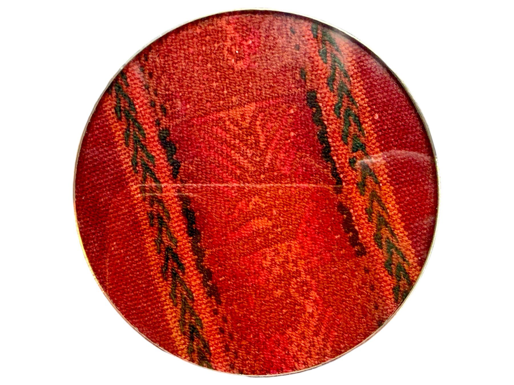 Lot De 6 Sous-verres En Verre Scène De Cerf - Décoration De Table Campagne, Neuf