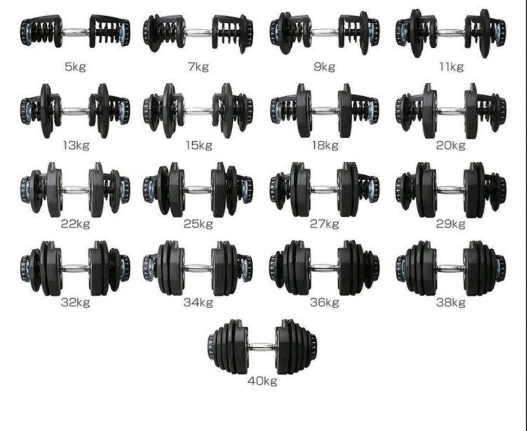 Manubri & Pesi: Adjustable Dumbbell 2x40kg – Nuovo e nell'imballaggio originale da Volketswil venduto da Fsladek 1