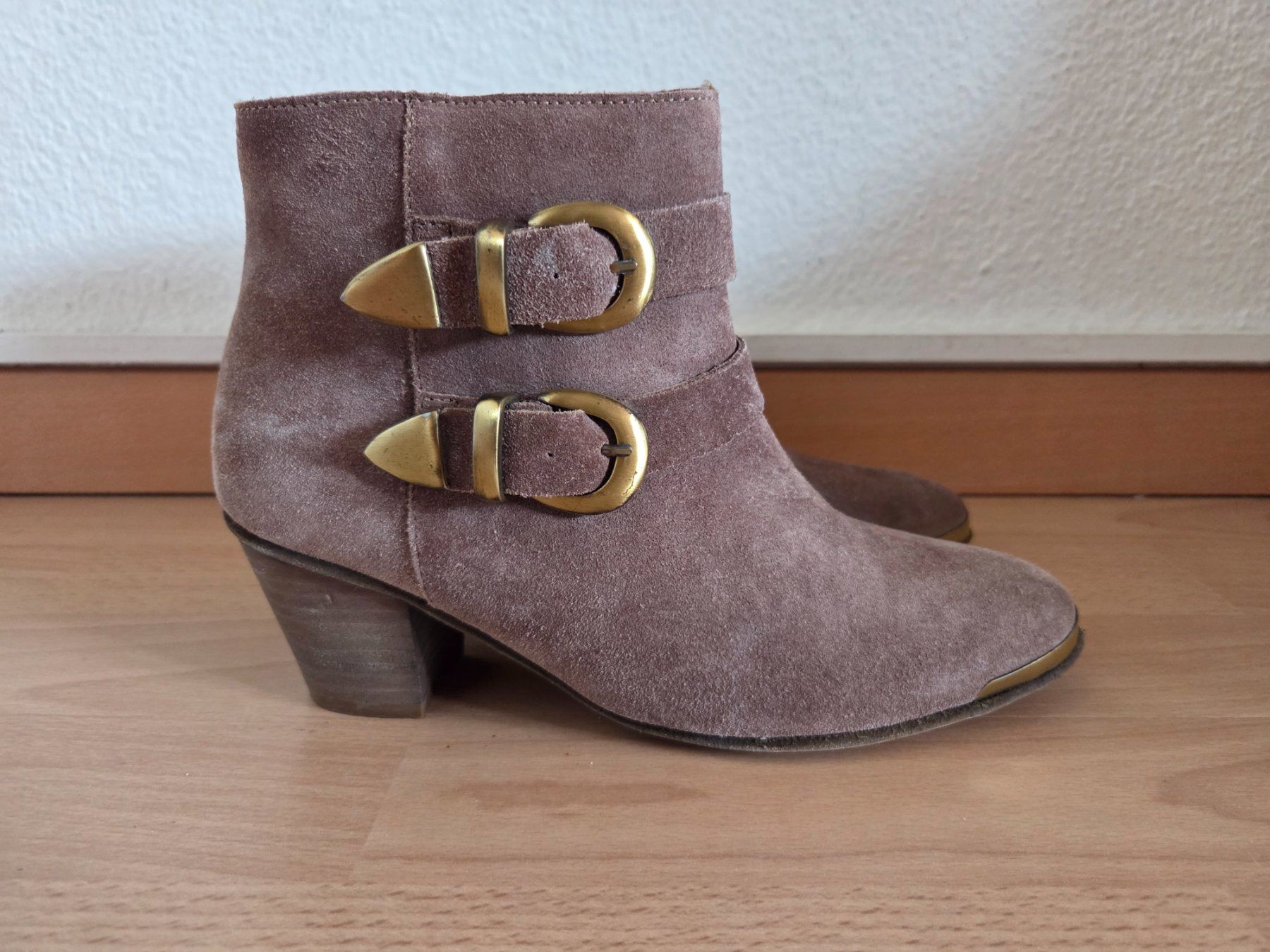 Sandro Scarpe da donna: Sandro – Leder-Booties, Gr. 37 – Usato da Zürich venduto da aktak 4