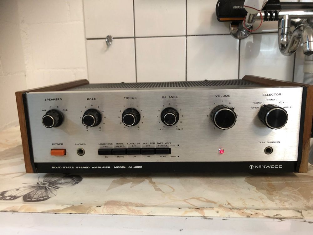 Ampli - préampli hi-fi vintage Kenwood KA-4000 SSP 2 x 32W , 2 x Phono