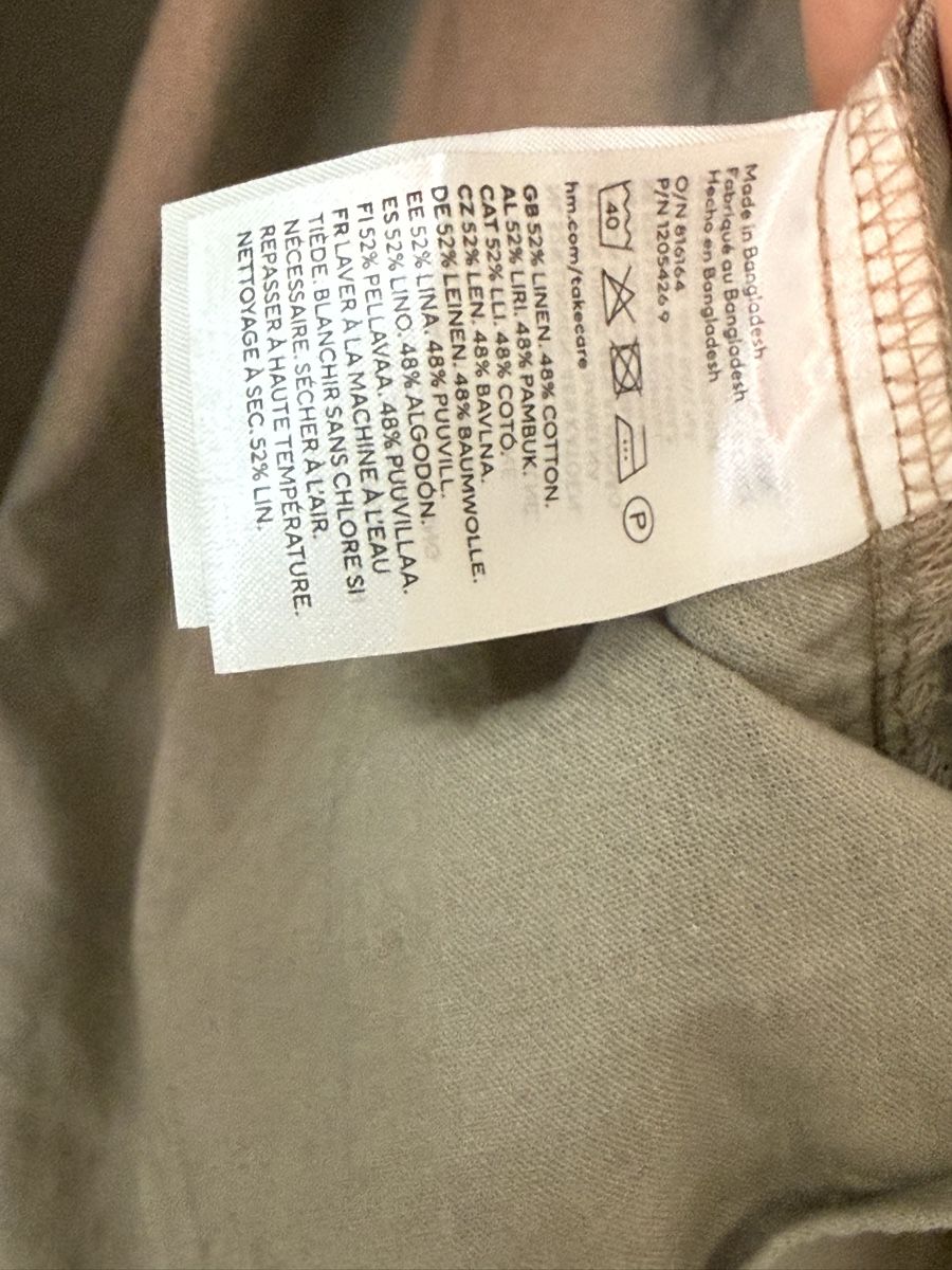 H&M Blusen: Chemise H&M lin mélangé  – Gebraucht aus Monthey von sen_6ckr 5