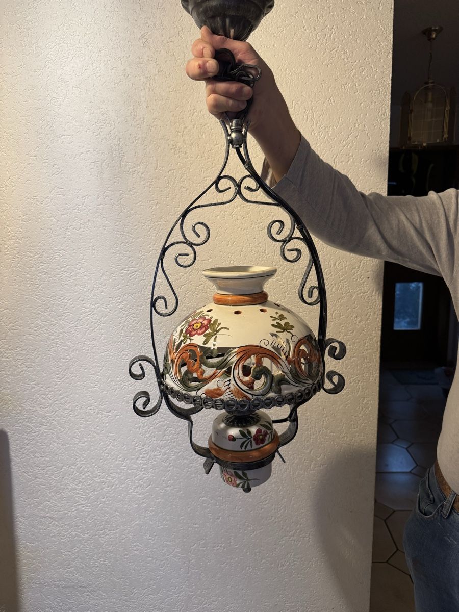 Lampen: Vintage suspension lampe – Gebraucht aus Montsevelier von ber_88db