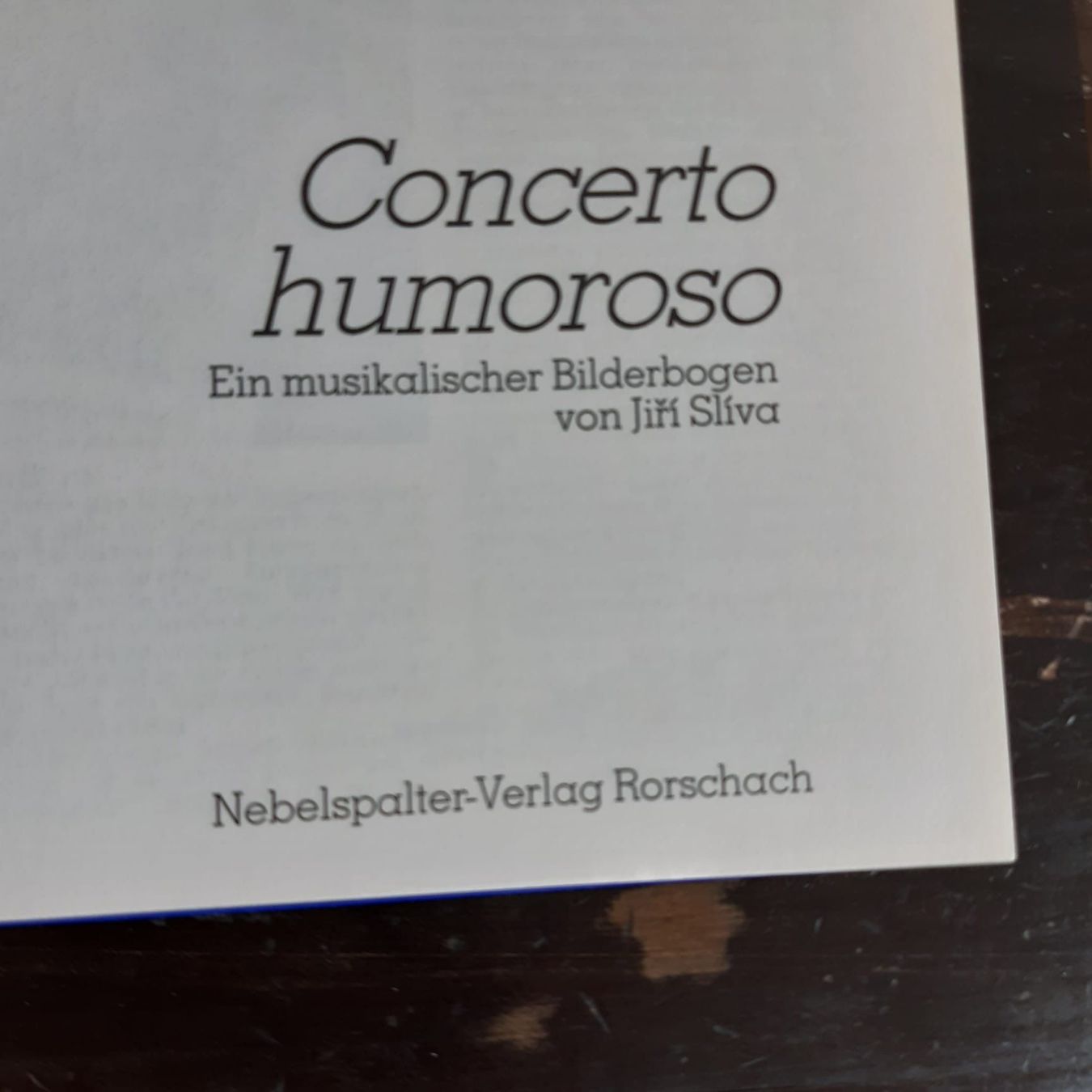 Libri: Concerto humoroso – Usato da Luzern venduto da Sontru 3