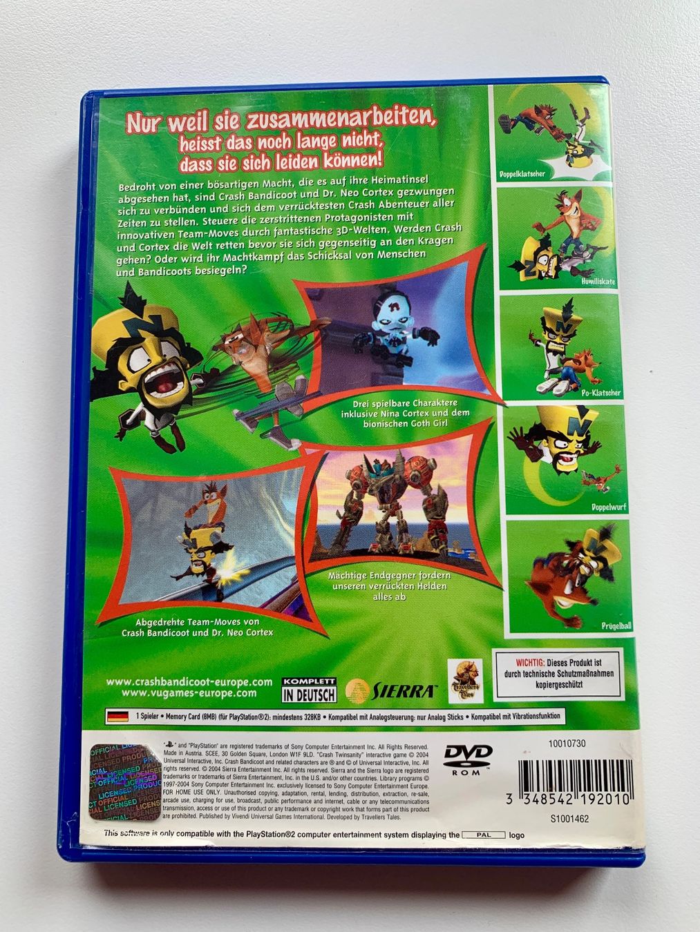 Sony Giochi: PS2 Crash TwinSanity – Usato da Kaiseraugst venduto da Marsupower 2