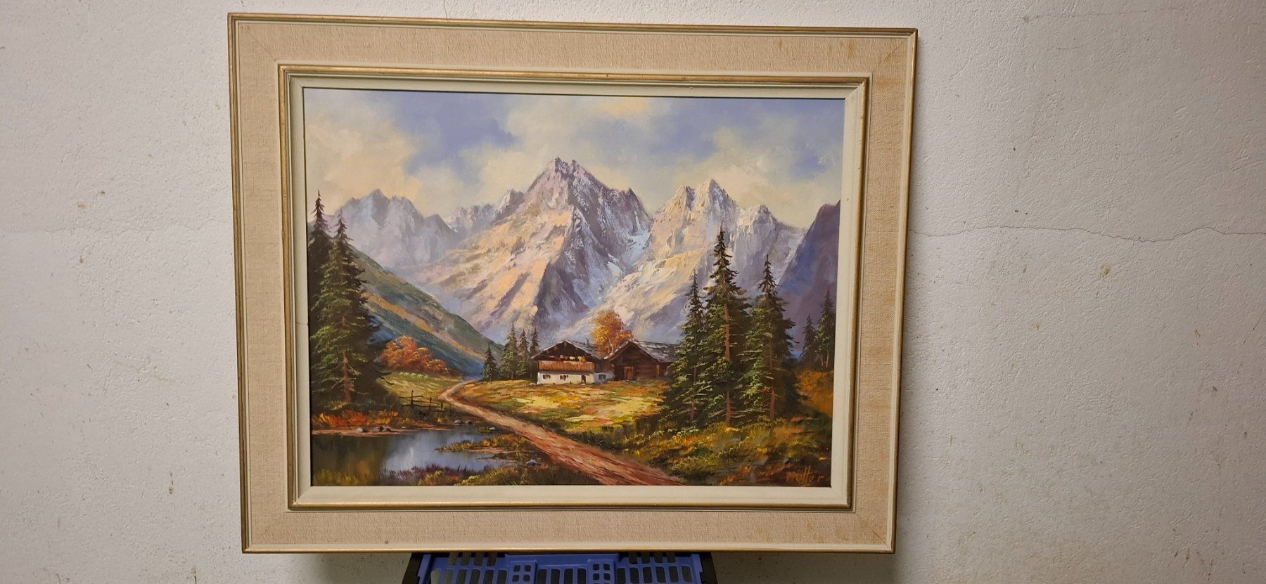 Gemälde: Tableau peinture à l huile – Gebraucht aus Champagne von Lamar0