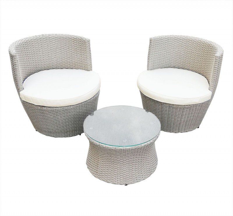 106406 2er Gruppe Felipa braun/weiss Sitzgruppe Lounge Kaufen auf