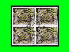 Viererblock "Europäische Wildkatze" (2009)