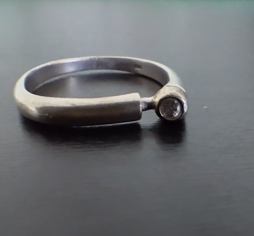 Bagues: MODERNER RING SILBER 925 – D'occasion à Romanshorn par Glitzer-Paradies 2
