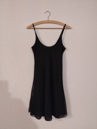 Schwarzes Sommerkleid/Negligee, Gr. S