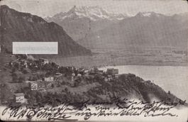 AK 1904 Glion et Dent du Midi