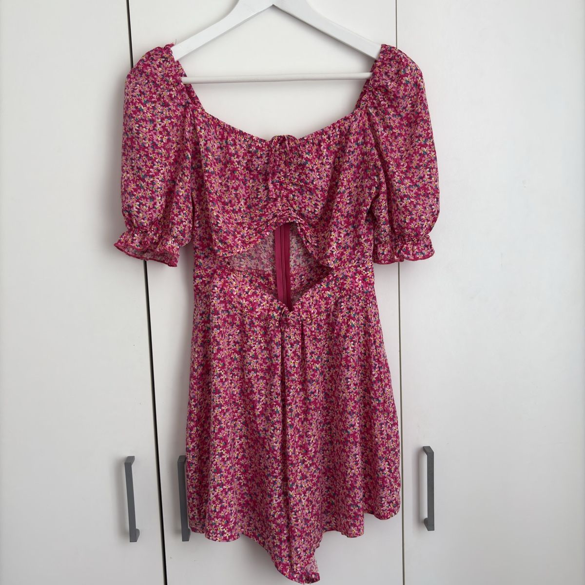Vestiti: Robe short rose à fleurs – Nuovo (secondo la descrizione) da Moudon venduto da TigerrrEye 2