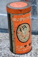 antike De Gruyter's CACAO "Oranjemerk Blechdose