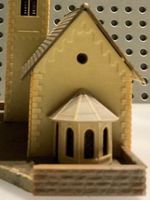Modelleisenbahn __ Faller __ grosse Kirche __ Spur H0