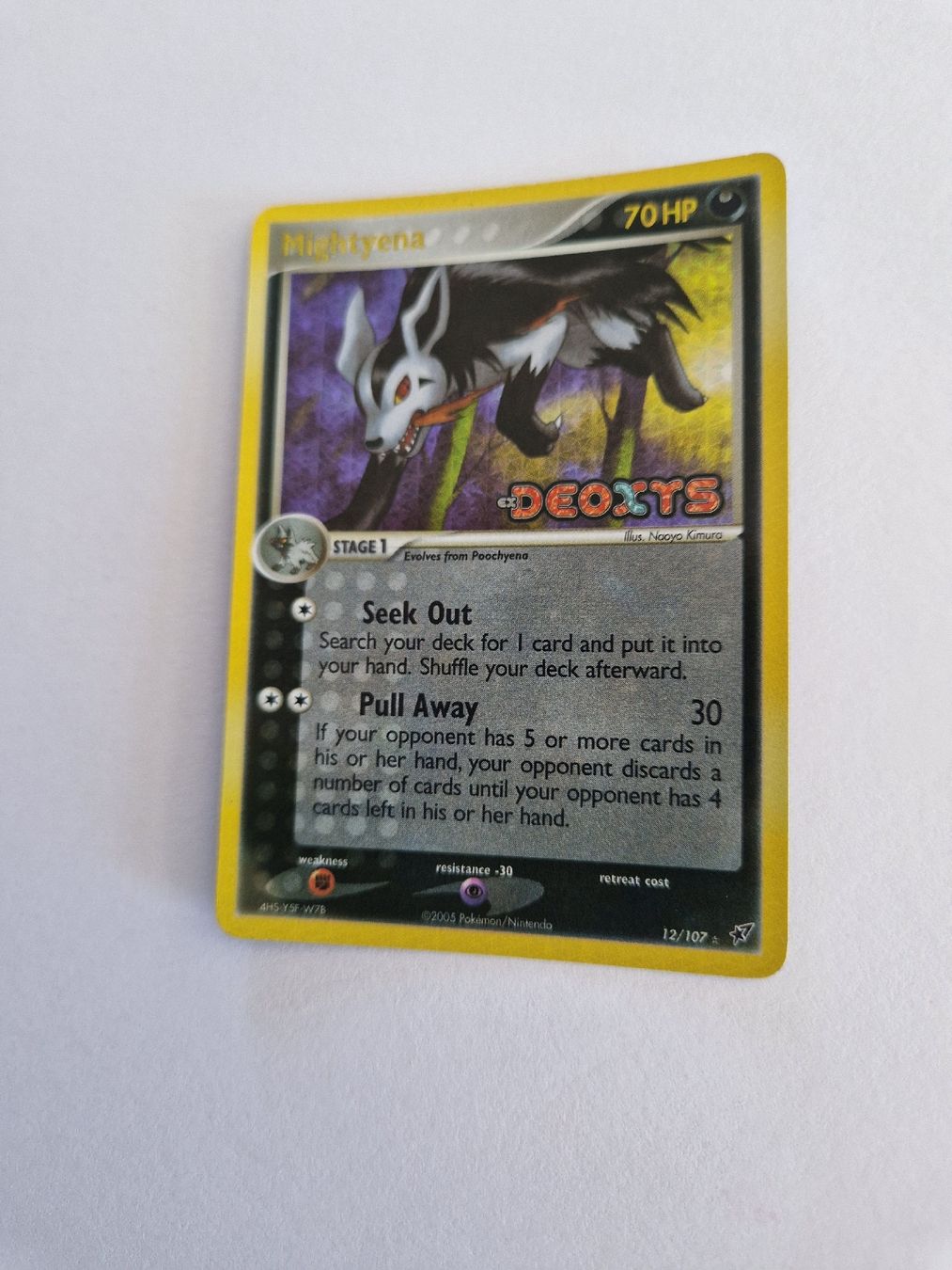 Pokémon Sammelbilder & Trading cards: Mightyena - Deoxys - EN - Ab 1 – Gebraucht aus Romont FR von raj_sjv9 2