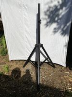 Pied de haut-parleur noir réglable support microphone trépie