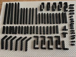 Lego Technik 42114 schwarze runde Lochbalken