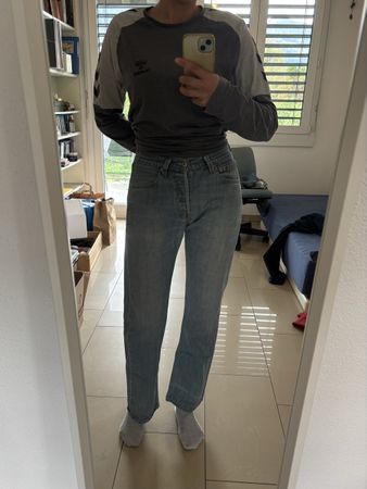 Jeans Levi's 501 hellblau Grösse XS