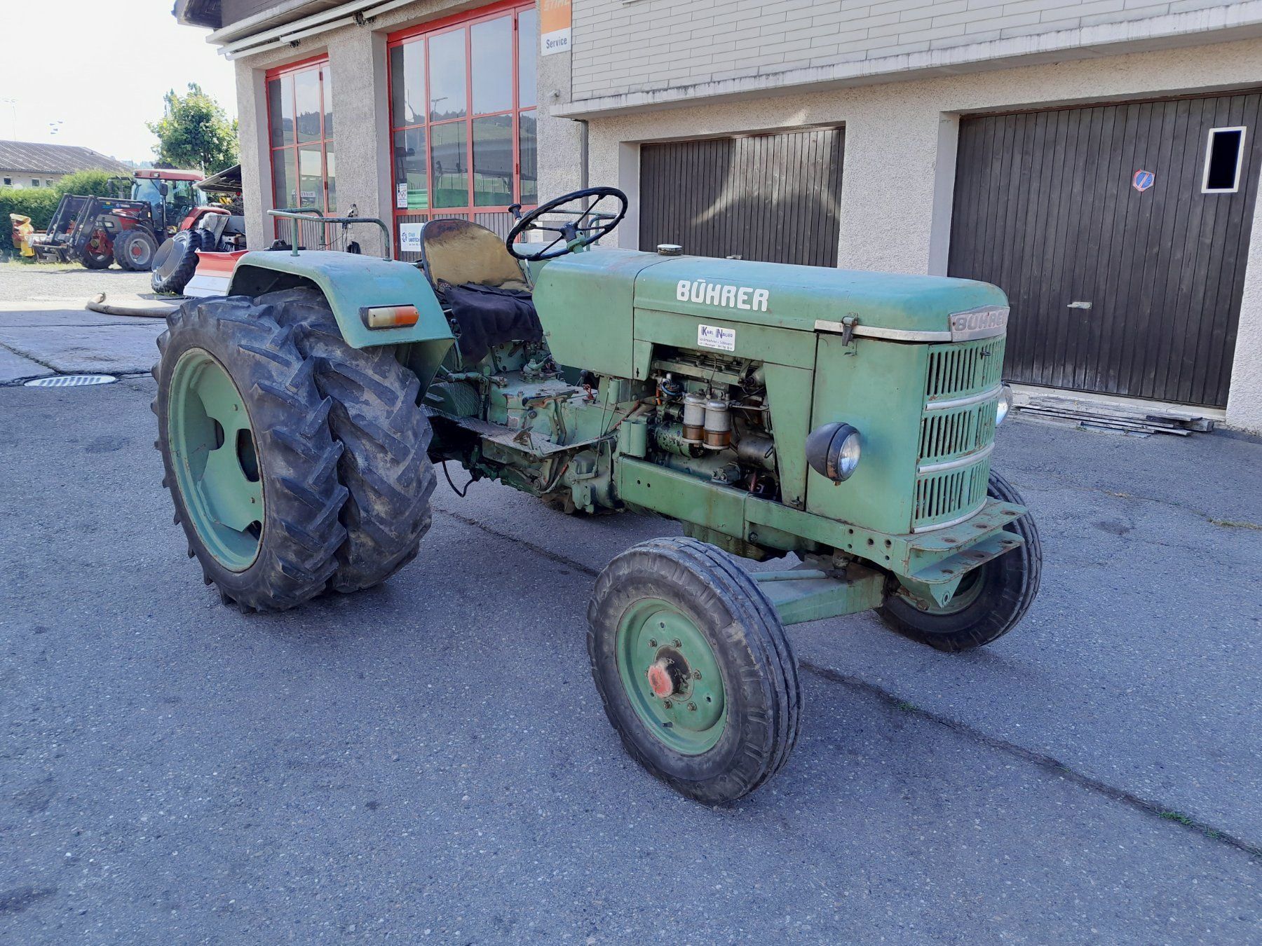 Bührer Trattori: Traktor Bührer OP 17 – Difettoso da Menzingen venduto da Staub-Landtechnik