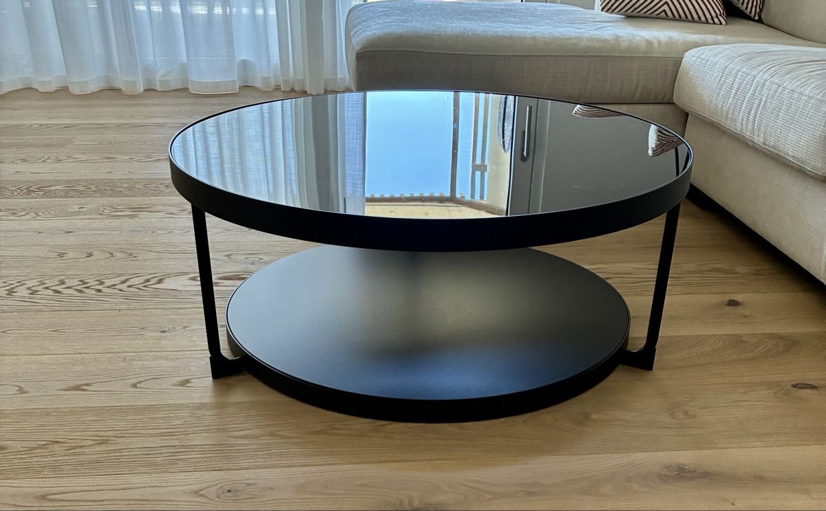 Tische: FRÖTORP Couchtisch, anthrazit /schwarz Glas, TOP Zustand – Neu (gemäss Beschreibung) aus Winkel von _Zantos_ 1
