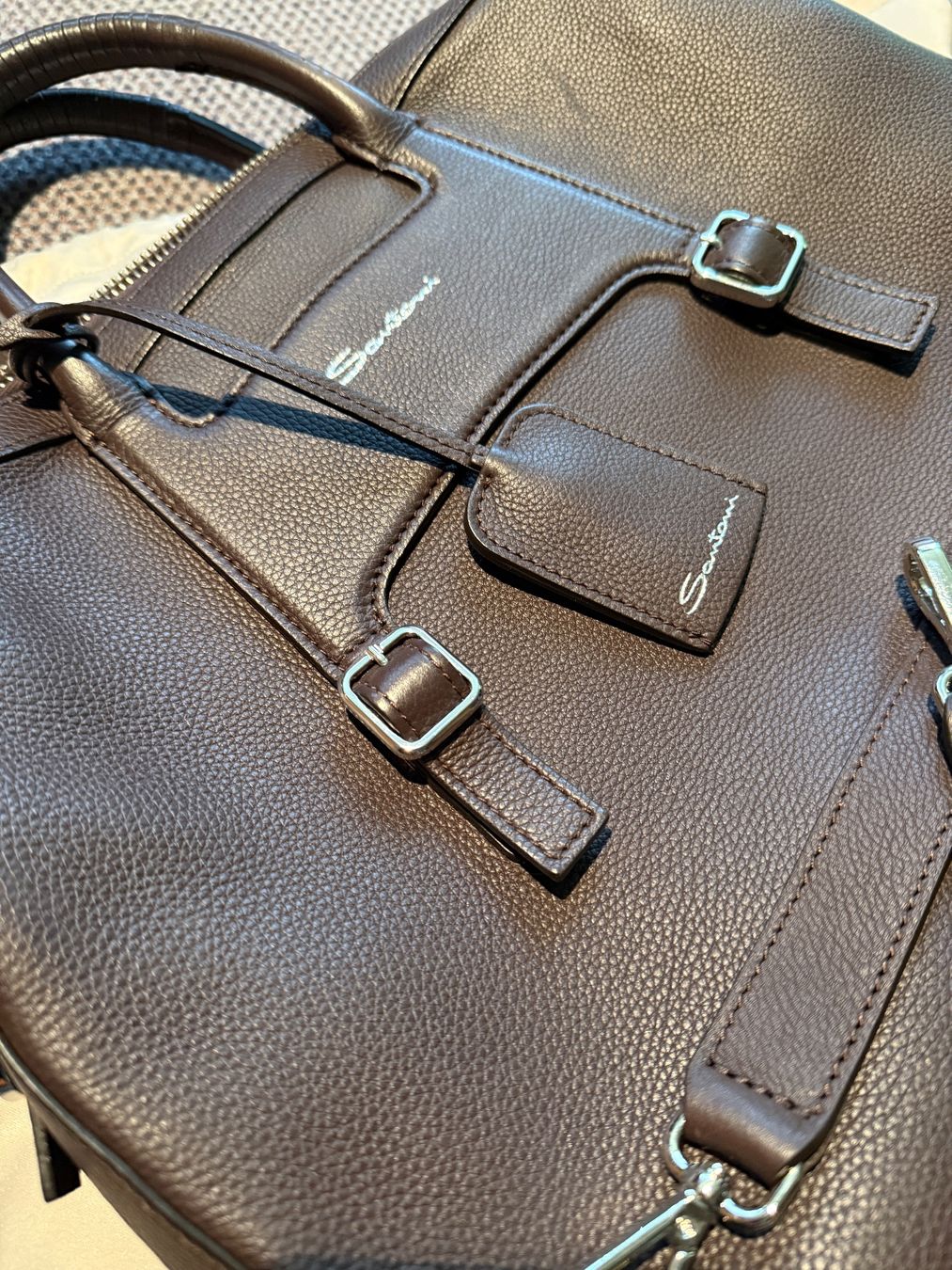 Santoni Borse: SANTONI Document / Computer Bag Color: Brown  € 1.590,00 – Nuovo (secondo la descrizione) da Unterseen venduto da SONY-CoolGo