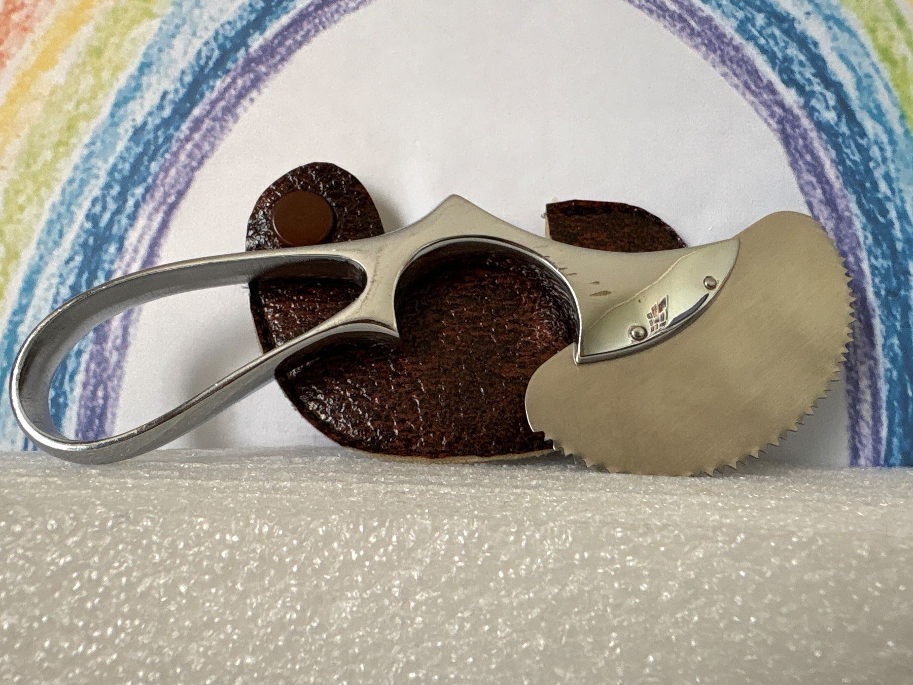 Couteaux de cuisine: Käsemesser mit Hülle - Edelstahl rostfrei – D'occasion à Andwil SG par Rainboli 2