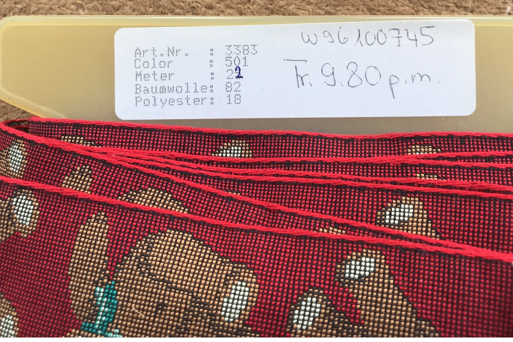 Stoffe: STOFFBAND BÄREN 22METER NEU – Neu (gemäss Beschreibung) aus Ostermundigen von wini63 3