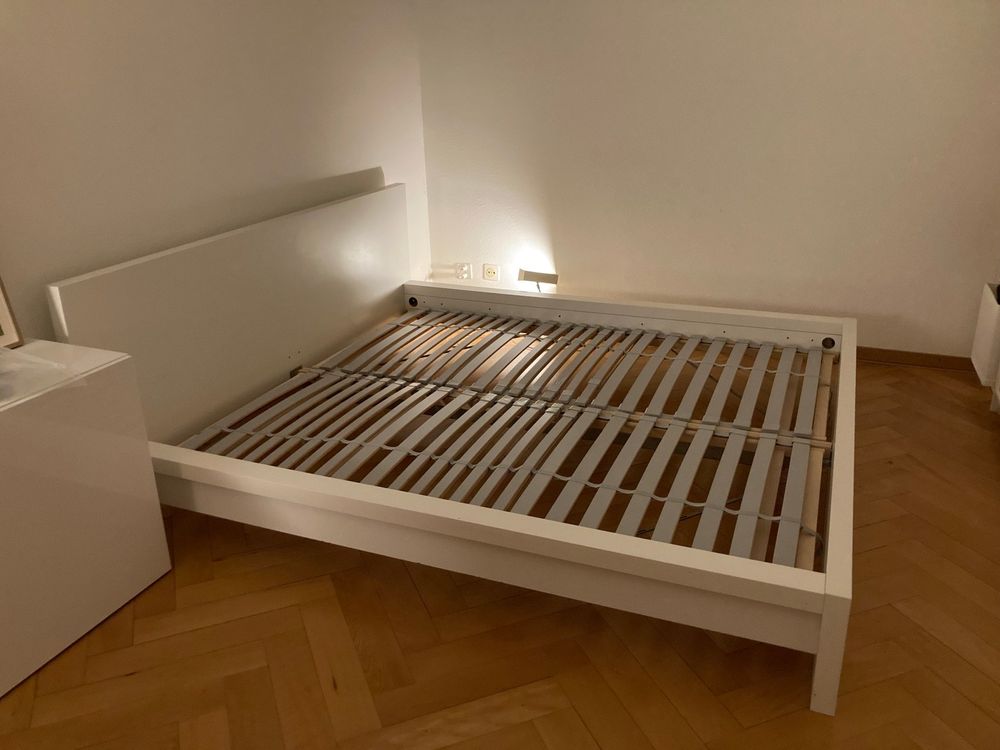 Bett Malm 180x200