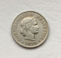 1898 10 Rappen ss+