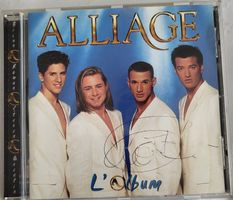 CD Alliage L Album - DEDICACE COMPLETE 4 Membres Boyband 90s