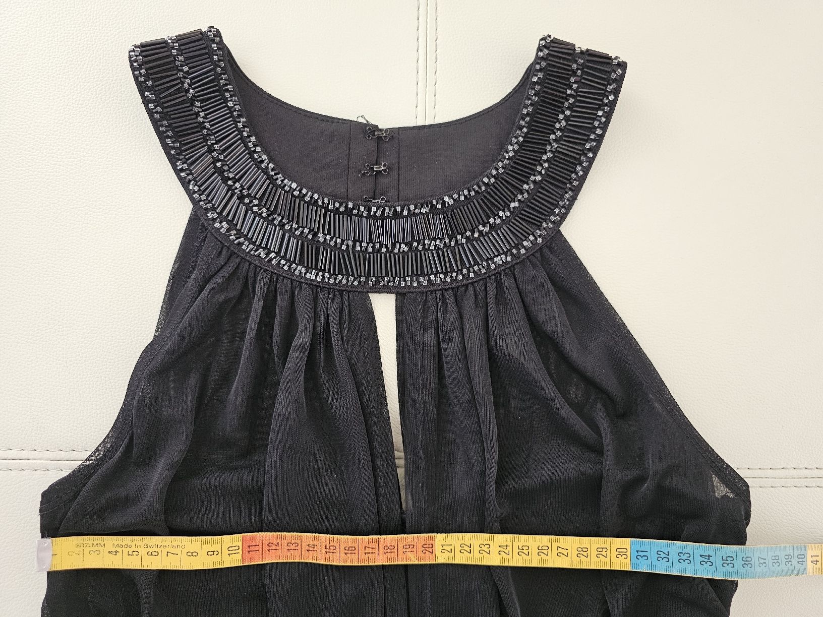 Zebra Kleider: Elegantes Cocktailkleid schwarz Perlen Gr. M – Gebraucht aus Steinmaur von Kiki_m240 4