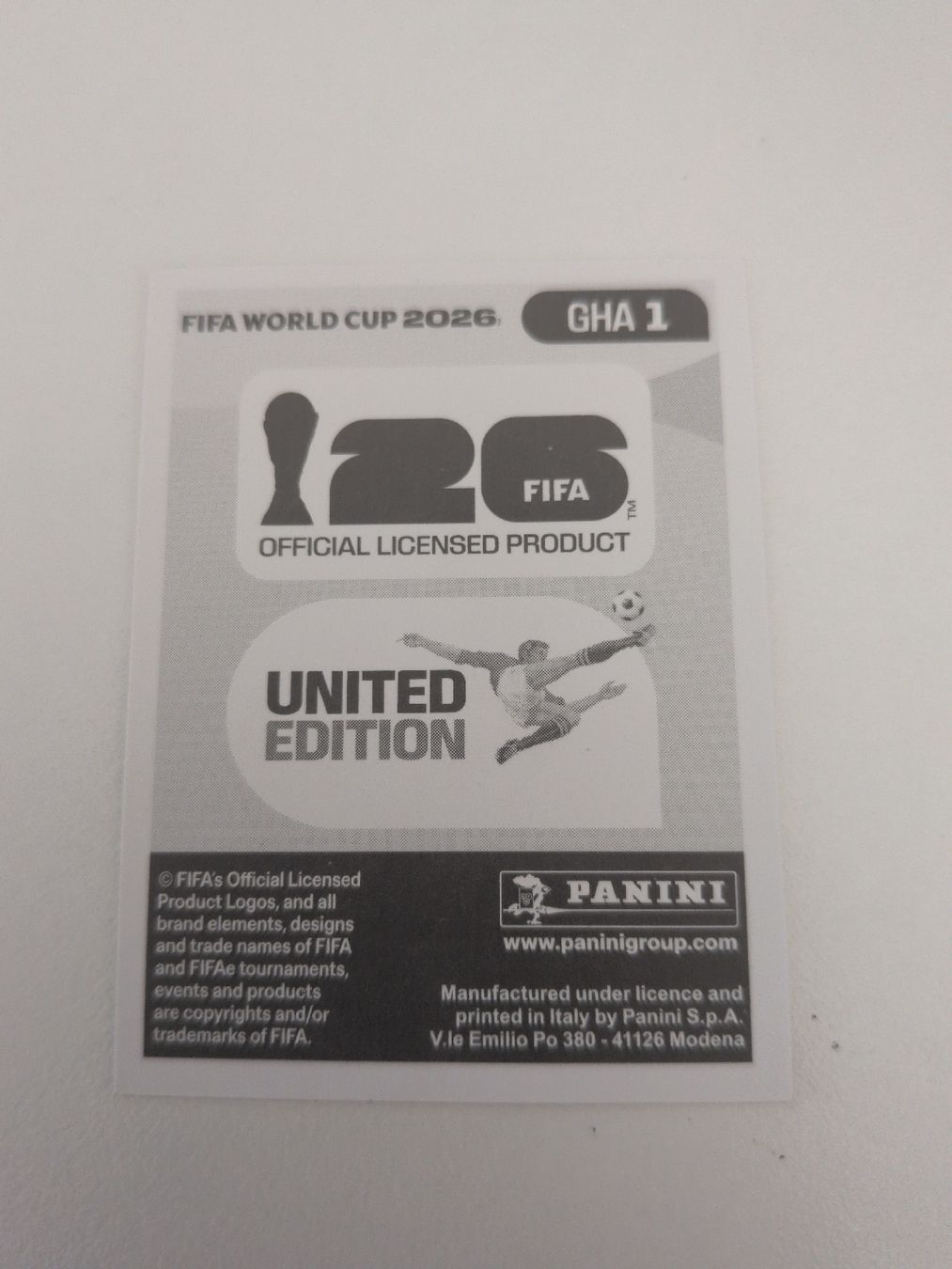 Panini Sammelbilder & Trading cards: GHA 1 – Gebraucht aus Wermatswil von oo8 1