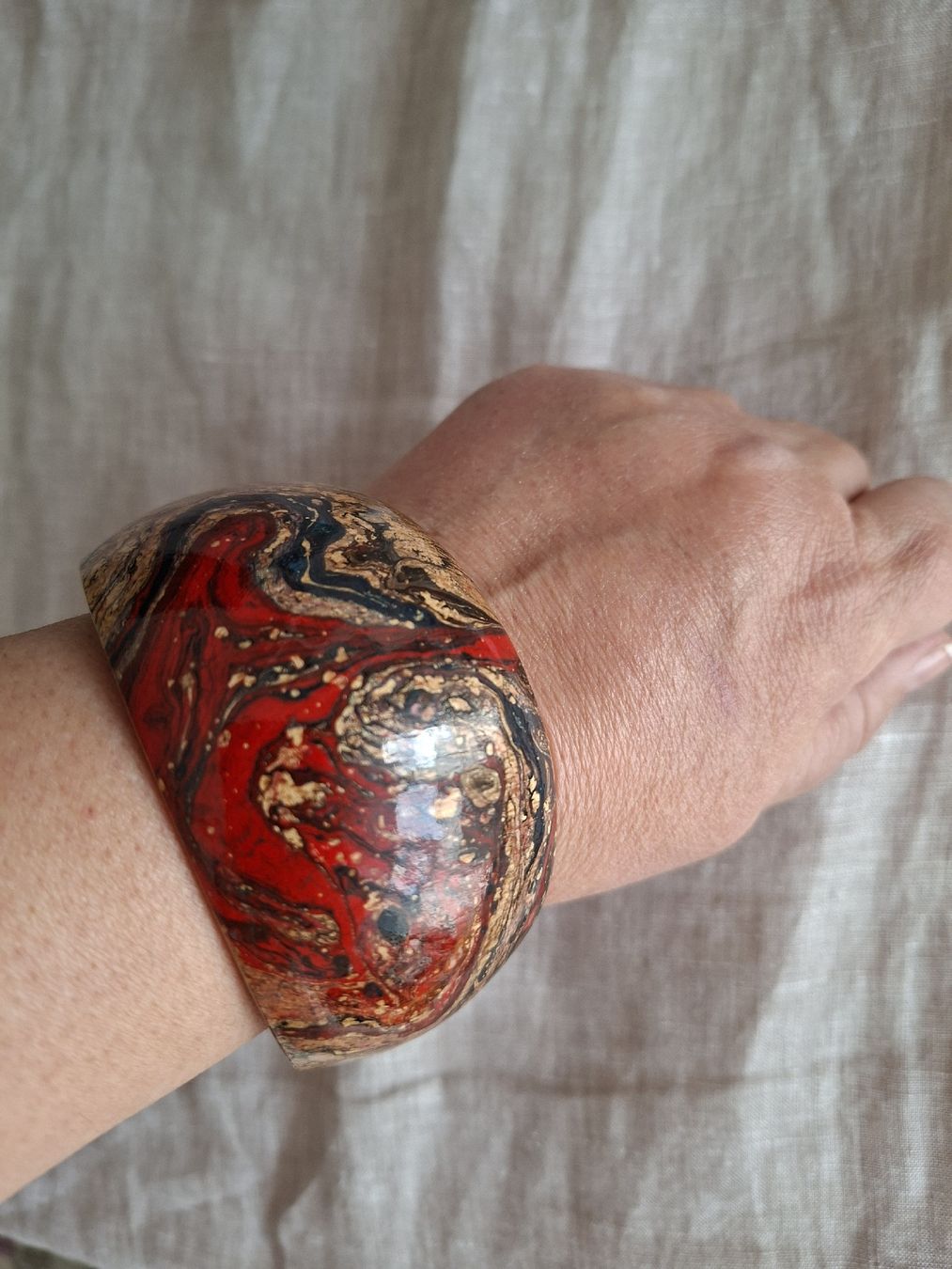 Bracciali & Braccialetti: Bracelet Vintage Effet Marbre – Nuovo (secondo la descrizione) da Lutry venduto da Sim_Sta 3