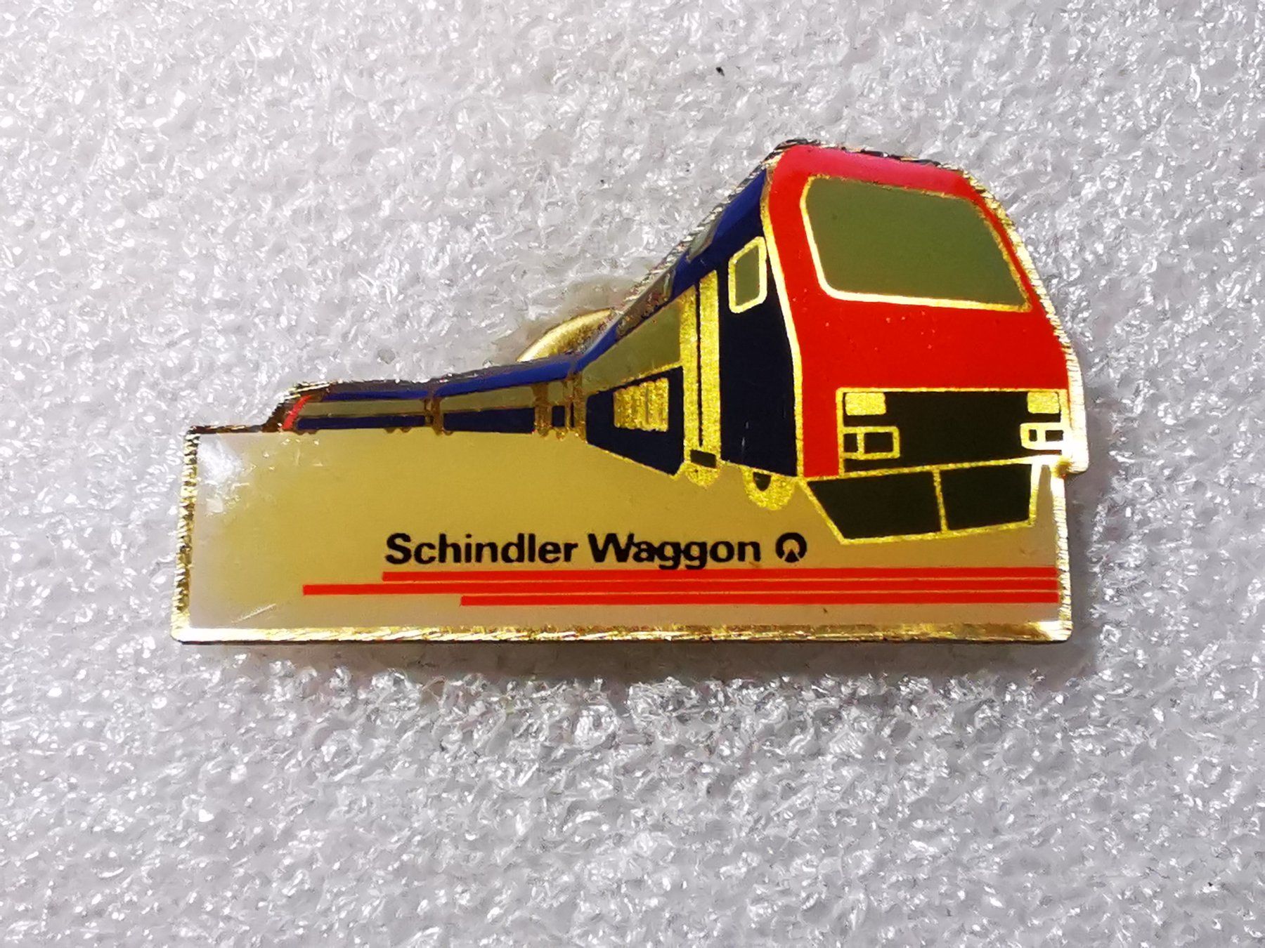Placchette & Badge: Ansteckpin 66: Schindler Waggon – Usato da Oppligen venduto da Pin-Fall-Shop