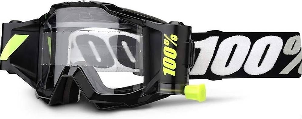 Occhiali & Lenti: 100% ACCURI FORECAST Goggle Tornado, klar, Rolloff – Usato da Thun venduto da micha971