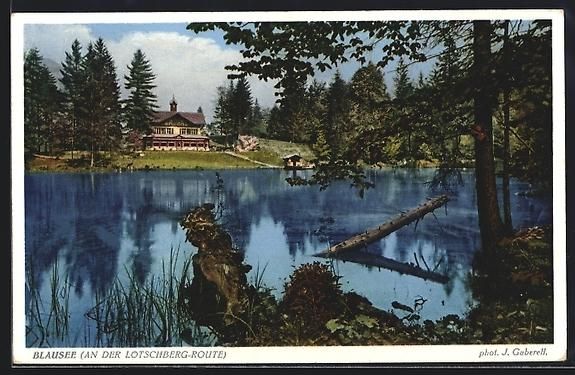 Ansichtskarten: Blausee an der Lotschberg-Route, Blick a – Gebraucht aus Berlin von bartko-reher