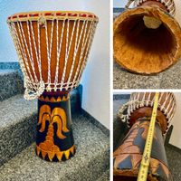 Djembe senegalesische bongo trommel höhe 63cm.