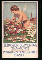 Basel, III. Blumentag 1912, Pestalozzi-G