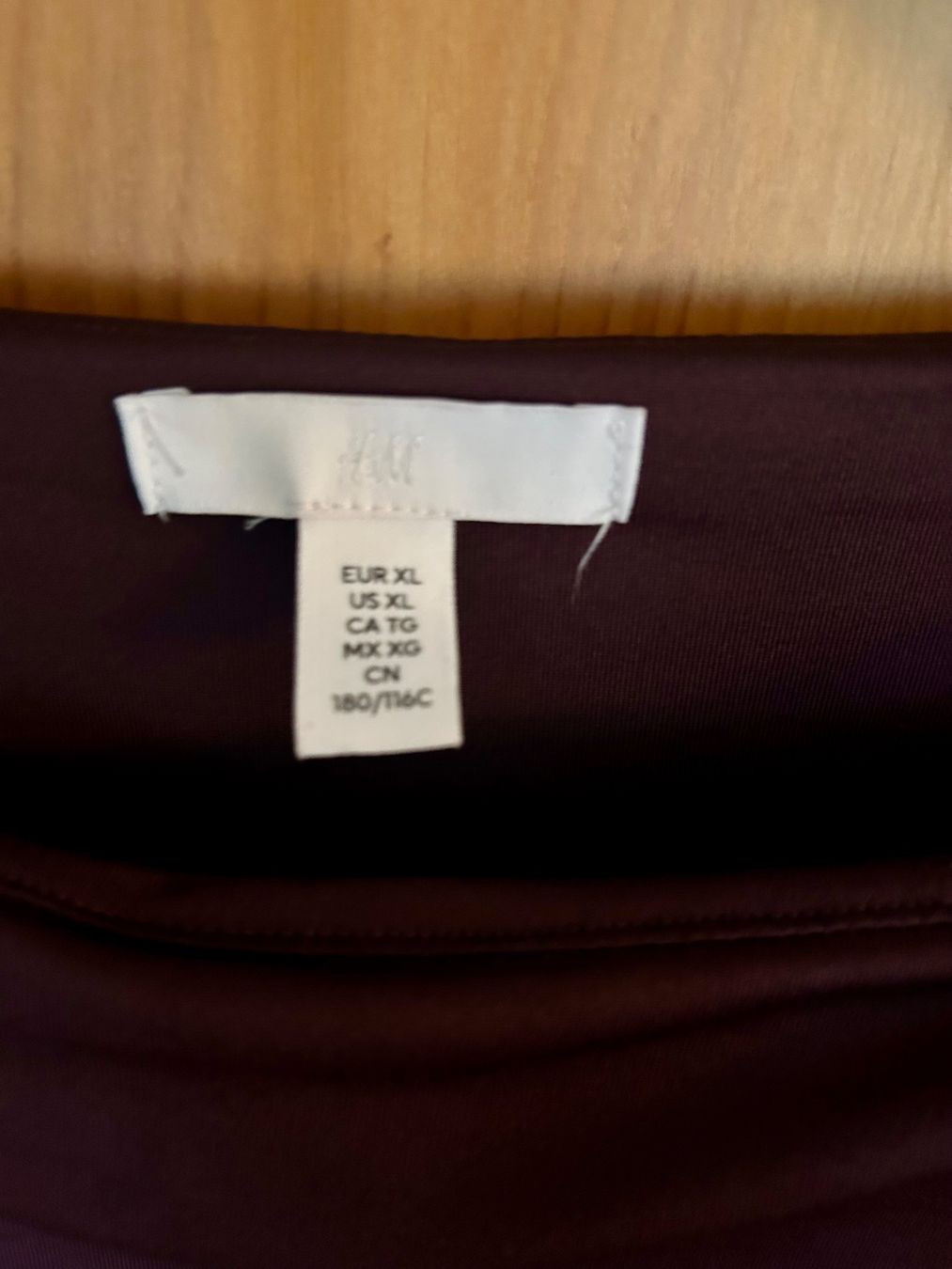 H&M Vestiti: Cooles Kleid, bordeaux, Gr.XL – Usato da chur venduto da corazon710 1