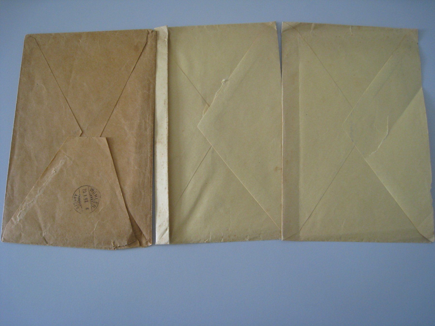 Buste & buste per spedizione: Alte Briefe 1893  1919 – Usato da Aarwangen venduto da Pinsel7890 1