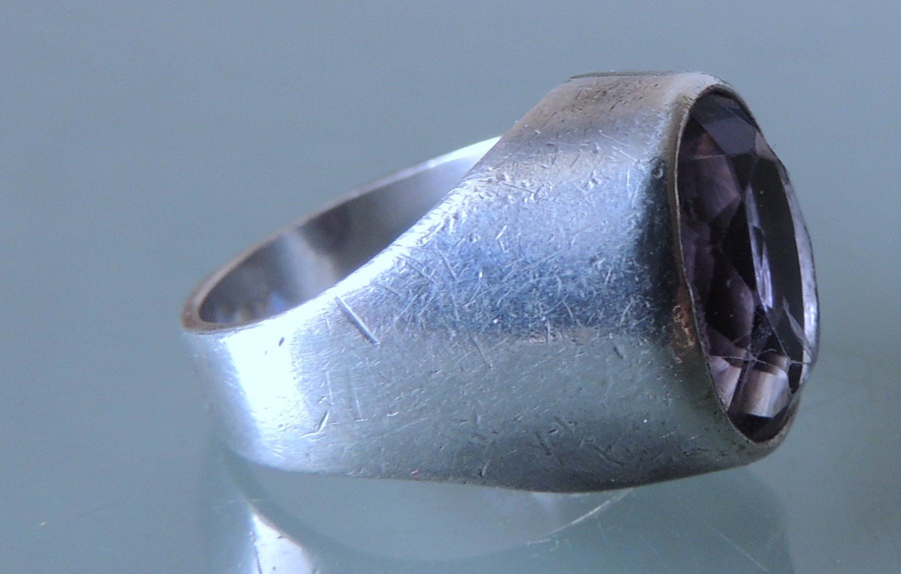 Anelli: Amethyst Silber 925 Fingerring Gr. 48 – Usato da Waldenburg venduto da schaller707 3