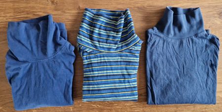 3 Rollkragenshirts, Gr. 110, Manor, Lupilu, Top Zustand