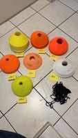 Fussball Trainingshütchen Set ca. 100+ Stück inkl. Halter