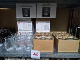 1009 Posten Teelichtgläser aus Liq