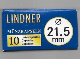 Lindner 10er Pack Münzkapseln 21,5 mm - für 20 SFr. Gold