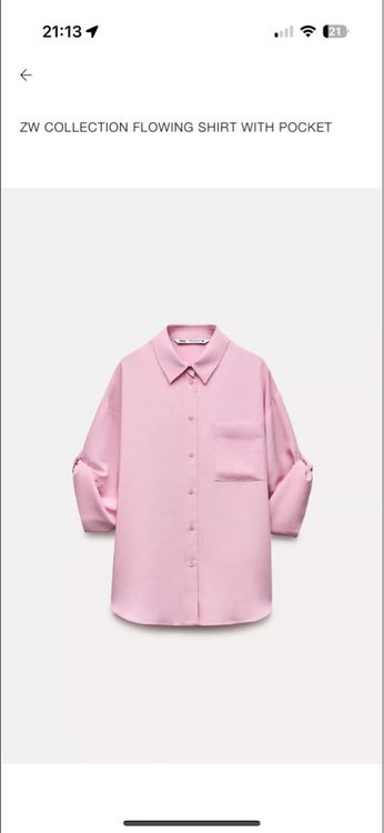 New Zara Pink Satin Set | Kaufen auf Ricardo