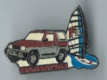 Daihatsu Pin / cooler Sommer-Look, Rarität!