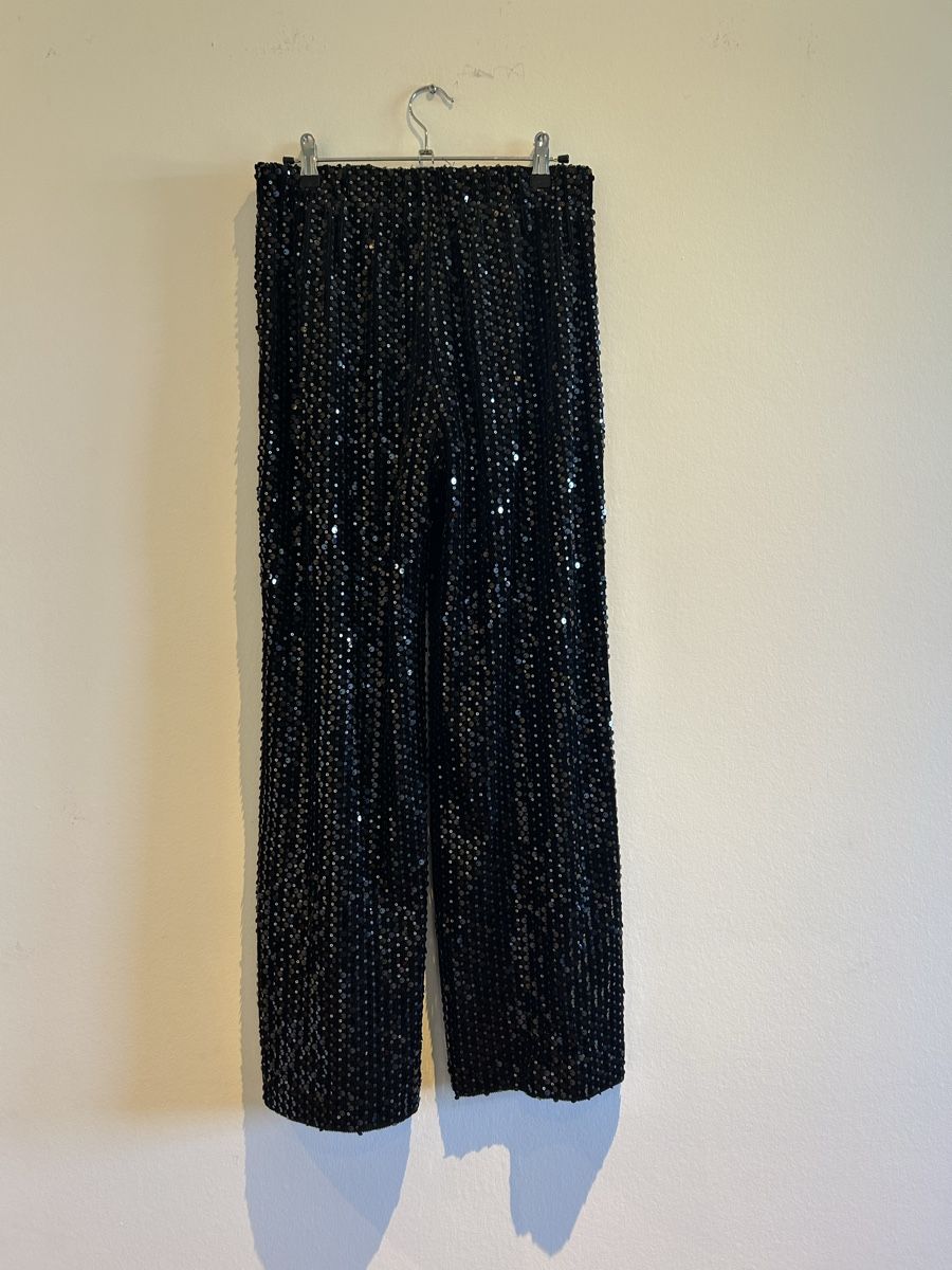 Maje Pantaloni: Maje Glitzerhose – Nuovo (secondo la descrizione) da Aeugst am Albis venduto da schatzkistee 3